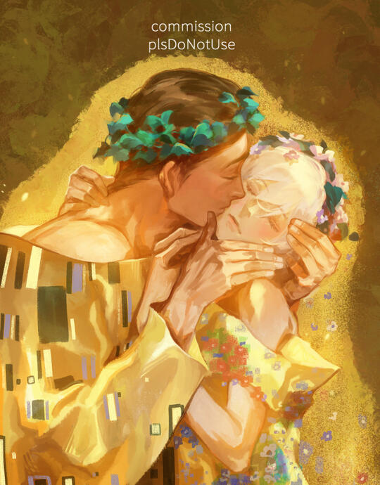 commission (Klimt homage)